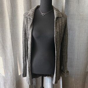 J. Crew Charcoal Cardigan Sweater